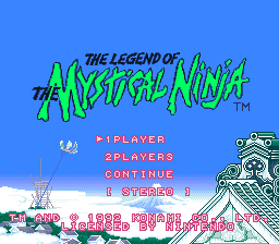 The Legend Of The Mystical Ninja (US, SNES)