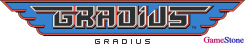 GameStone's 35th Anniversary NES Gradius Font Gradius Logo