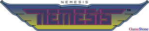 GameStone's 35th Anniversary MSX2 Gradius Font Nemesis Logo