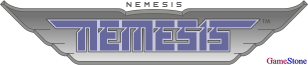 GameStone's 35th Anniversary MSX2 Mono Gradius Font Nemesis Logo