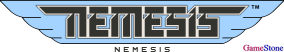 GameStone's 35th Anniversary MSX Mono Gradius Font Nemesis Logo