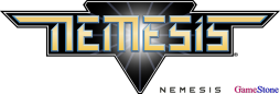 GameStone's 35th Anniversary PSGG Gradius Font Nemesis Logo