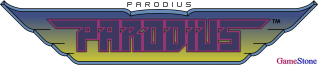 GameStone's 35th Anniversary MSX2 Gradius Font Parodius Logo