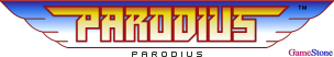 GameStone's 35th Anniversary MSX Gradius Font Parodius Logo