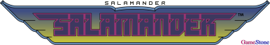 GameStone's 35th Anniversary MSX2 Gradius Font Salamander Logo