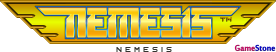 GameStone's 40th Anniversary GOC Gradius Font Nemesis Logo