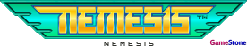 GameStone's 40th Anniversary GOC Gradius Font Nemesis Logo