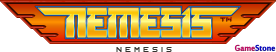 GameStone's 40th Anniversary GOC Gradius Font Nemesis Logo
