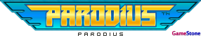 GameStone's 40th Anniversary GOC Gradius Font Parodius Logo