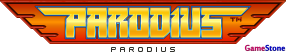 GameStone's 40th Anniversary GOC Gradius Font Parodius Logo