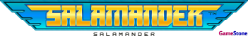 GameStone's 40th Anniversary GOC Gradius Font Salamander Logo