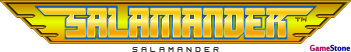 GameStone's 40th Anniversary GOC Gradius Font Salamander Logo