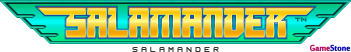 GameStone's 40th Anniversary GOC Gradius Font Salamander Logo