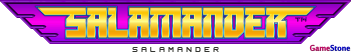 GameStone's 40th Anniversary GOC Gradius Font Salamander Logo