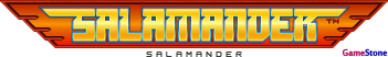 GameStone's 40th Anniversary GOC Gradius Font Salamander Logo