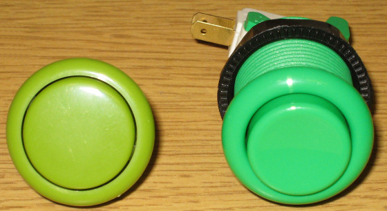 Sanwa button on the left 