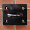 Wall Mounted Hoop Anchor Front View.