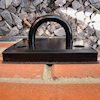 Wall Mounted Hoop Anchor Top View.