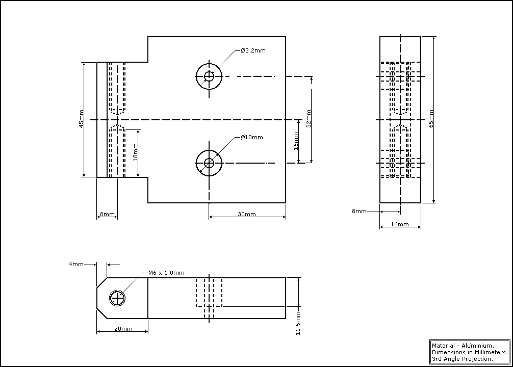 Mark I Base Plate Diagram.