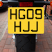 Number Plate Modification.
