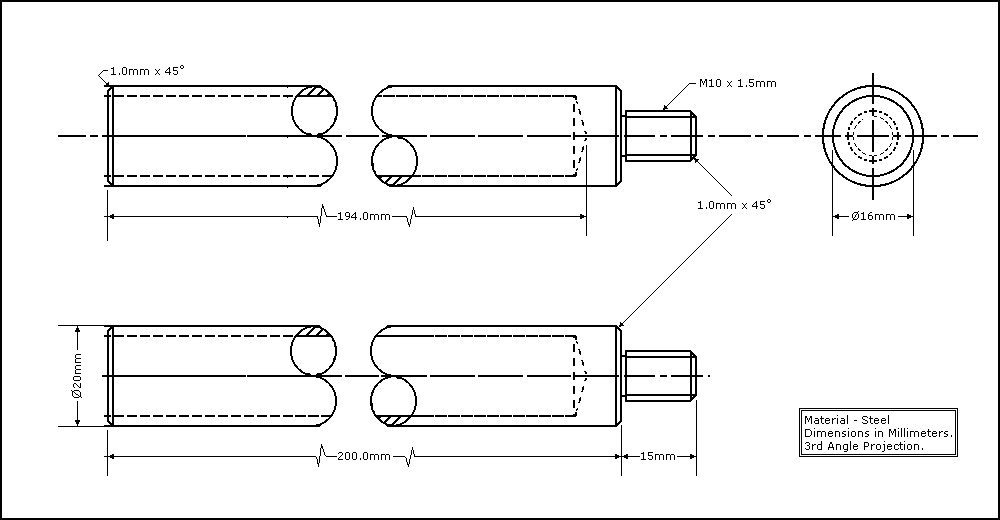 Tripod Extender Centre Column Diagram