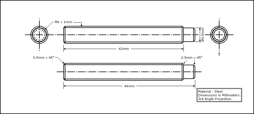 Tripod Extender Kit Threaded Stud Diagram