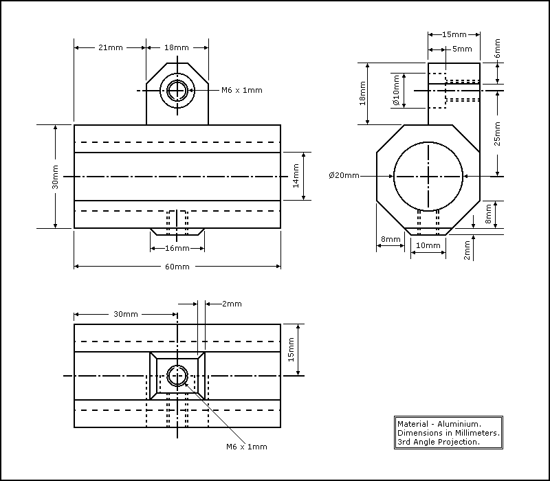 Tripod Extender Kit Top Pivot Diagram