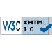 Go to the XHTML validator website