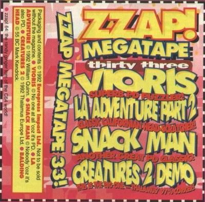 Zzap64 Megatape 33 Cover